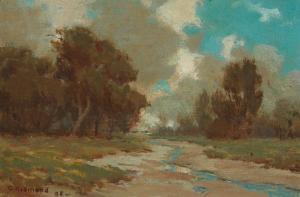 REDMOND Granville S. 1871-1935,After the Rain,1908,John Moran Auctioneers US 2023-11-14