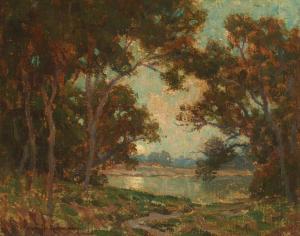 REDMOND Granville S. 1871-1935,Landscape with eucalyptus groves,John Moran Auctioneers US 2023-11-14