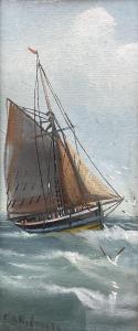 REDMORE Edward King 1860-1941,Ship at Sea,David Duggleby Limited GB 2023-07-22