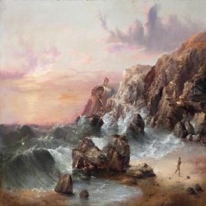 REDMORE Henry 1820-1887,A shipwreck off a rocky coast,1876,Bruun Rasmussen DK 2013-04-01
