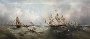 REDMORE Henry,English Frigate and Wreck in a Swell off Scarborou,David Duggleby Limited 2023-12-08