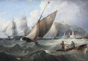 REDMORE Henry 1820-1887,Shipping off Whitby,David Duggleby Limited GB 2023-12-08