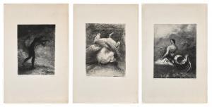 REDON Odilon 1840-1916,La sirène sortie des flots, vêtue de dards,1883,Christie's GB 2024-04-12