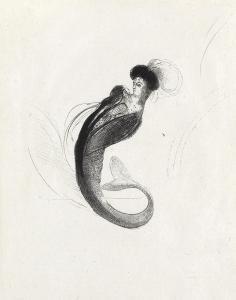 REDON Odilon 1840-1916,Une femme tournée vers la gauche,1900,Swann Galleries US 2014-09-23