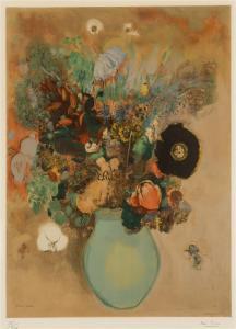 REDON Odilon 1840-1916,Vase of Flowers,Weschler's US 2017-11-07