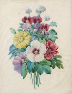 REDOUTE Pierre Joseph 1759-1840,Still life of flowers,1837,Bonhams GB 2024-04-10
