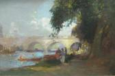 REDWORTH William Josiah 1873-1947,The River of Pleasure-Maidenhead,Brightwells GB 2017-03-22