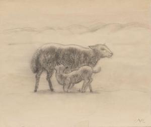 REE Anita 1885-1933,Sheep and Lamb,Stahl DE 2022-11-26