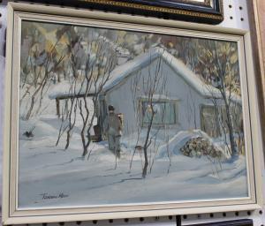 REED TORQUIL 1920-1990,The Log Cabin,Tooveys Auction GB 2014-01-29