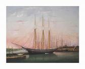 REED William Thomas,The Schooner Charles Carroll On the Piscataqua fro,1808,Christie's GB 2015-09-24