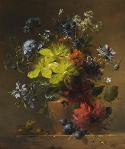 REEKERS Hendrik 1815-1854,DUTCH AUTUMNAL FLOWER STILL LIFE,1839,Sotheby's GB 2018-05-24