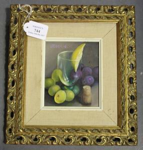 REEKIE GEORGE,Still Life with Glass Goblet and Fruit,20th century,Tooveys Auction 2017-12-29