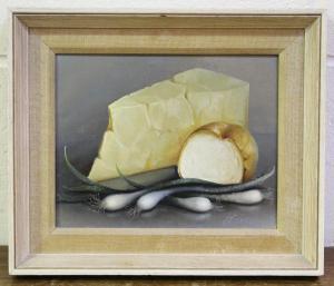 REEKIE GEORGE 1911-1969,Still Lifes with Cheese and Onions,Tooveys Auction GB 2021-11-10