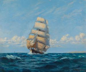 REEKIE William Maxwell,SAILING IN THE ENGLISH CHANNEL,Ross's Auctioneers and values 2022-10-12