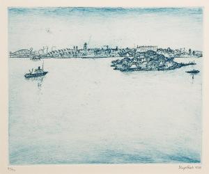 REES Lloyd Frederic,Iron Cove, Sydney Harbour, From Tribute to Sydney,1978,Shapiro 2018-08-27