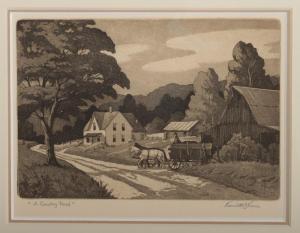 REEVE Kenneth 1910-2012,A Country Road,Ripley Auctions US 2023-07-01