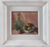 REEVES EULER Edwin 1896-1982,Still life of a glass bottle and a square white bo,Eldred's 2022-07-26