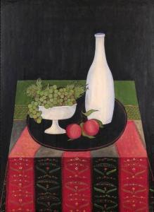 REGENSBURG Sophy P 1885-1974,White Bottle,1885,Butterscotch Auction Gallery US 2021-11-21