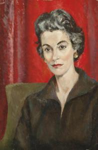 REGEZ David 1916-1984,Portrait of Zandra Walter,Christie's GB 2012-09-04
