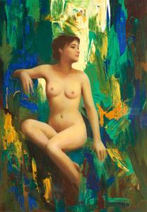 REGGIO Amedeo,Nude Against Abstract Background,Leonard Joel AU 2016-07-31