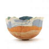 REGIUS Lene 1940,A circular bowl partly made from coloured stonewar,Bruun Rasmussen DK 2021-02-02