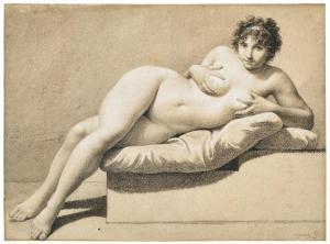 REGNAULT Jean Baptiste, Baron 1754-1829,A reclining female nude,Christie's GB 2024-02-01