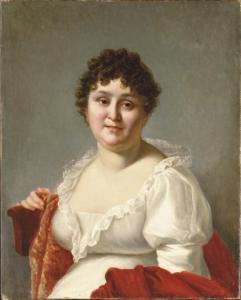 REGNAULT Jean Baptiste, Baron 1754-1829,Portrait of Madame Regnault, bust-length, in a w,Christie's 2008-04-03