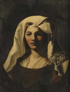 REGNIER Nicolas 1591-1667,PORTRAIT OF A WOMAN,Sotheby's GB 2018-05-22