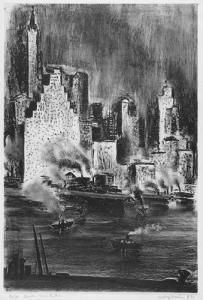 REHM Adolf 1867,Lower Manhattan.,1931,Swann Galleries US 2001-09-25