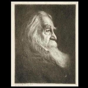 REICH Jacques 1852-1923,Portrait of Walt Whitman,Auctions by the Bay US 2007-12-02