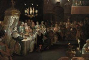 REICHER Franz 1600-1700,Belshazzar's Feast,1701,Christie's GB 2010-11-09