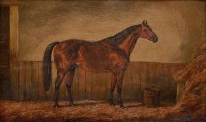 REICHMANN George Friedrich 1798-1853,Osamelý kôň,1850,Soga SK 2016-06-14