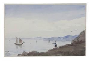 REID Andrew 1881-1932,Coastal Scene,Swann Galleries US 2006-01-25
