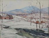 REID Charles 1937-2019,Winter Landscape in Adams,1962,Rachel Davis US 2015-05-02