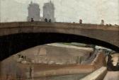 REID George Agnew 1860-1947,Crosing the Seine,Walker's CA 2015-12-03