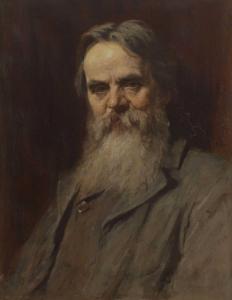 REID George, Sir,Portrait of William Holman Hunt, half-length, in a,1905,Sworders 2023-09-26