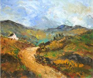 REID Harry 1935-2016,Mountain Road, Wicklow,2007,De Veres Art Auctions IE 2009-06-15