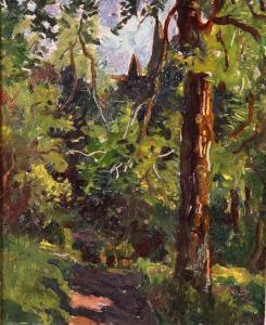 REID James Eadie 1890-1917,The Palace Garden,1916,Bellmans Fine Art Auctioneers GB 2018-02-14