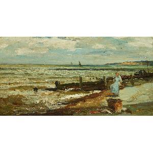 REID John Robertson 1851-1926,ON THE HARBOUR QUAY,Lyon & Turnbull GB 2024-06-06