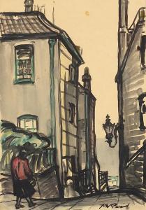 REID Nina Winter 1891-1975,An alley in Hampstead,Eastbourne GB 2021-08-03