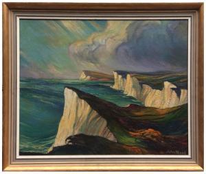 REID Nina Winter 1891-1975,Chalk Cliffs,Keys GB 2018-02-09