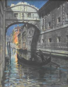 REID William Bernard 1900-1900,Venetian Scene,Halls GB 2021-09-01