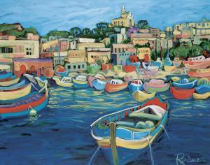 REIMER CHRISTINE 1954,Fishing Village - Provence,Levis CA 2023-04-23