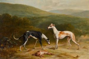 REINAGLE Philip 1749-1833,greyhounds in a landscape,Sotheby's GB 2023-04-05