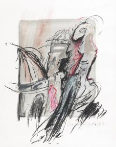 REINHARDT Christiane 1946,Abstrakte Komposition,Wendl DE 2018-10-25