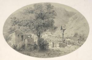 REINHARDT Friedrich August 1831-1915,Oberitalienische Landschaft mit,Schmidt Kunstauktionen Dresden 2021-06-19