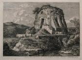 REINHART Johann Christian 1761-1847,Sepolcro antico in via nomentana Vicino al Po,1792,Reiss & Sohn 2010-04-27