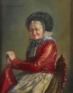 REINHART Lorenz 1700-1700,A seated woman,Bonhams GB 2013-09-29