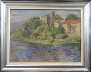 REINHOLD Friedrich Philipp 1779-1840,Arundle Castle and River Arun 1944,Peter Francis GB 2017-09-20