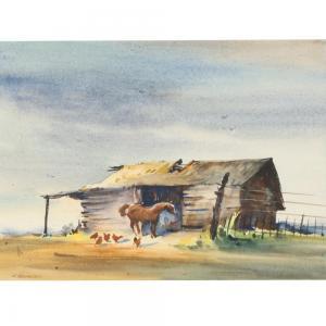 REINIKE Charles Henry 1906-1983,farm scene,Ripley Auctions US 2024-03-30
